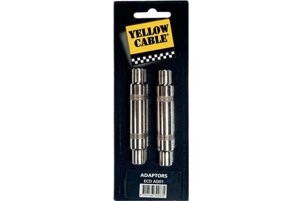 Yellow Cable AD01 Adattatore Jack/Jack Mono Femmina 2 Pcs