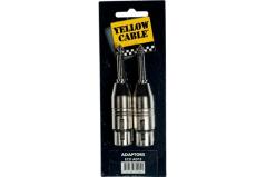 Yellow Cable AD13 Adattatore Jack Mono Maschio/XLR Femmina 2 Pcs