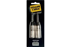Yellow Cable AD25 Adattatore Jack Mono Maschio/XLR Maschio 2 Pcs