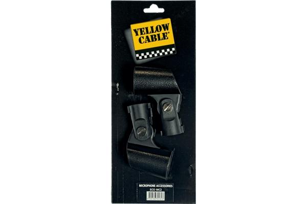 Yellow Cable MC2 Clamp per Microfono 28 mm 2 Pcs