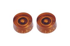 Yellow Parts EZ1219A Manopole di regolazione Les Paul Style Ambra 2 Pcs