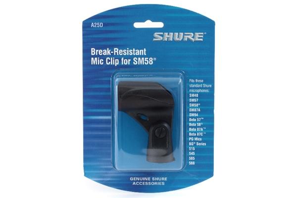 Shure A25D Morsetto da asta microfoni diametro 3/4