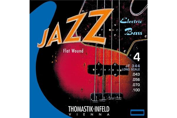 THOMASTIK Jazz Flat Wound JF344 set basso 4 corde