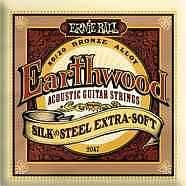 Ernie Ball 2047 - Earthwood Silk & Steel Extra Soft - muta per chitarra acustica 10-50