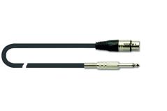 Quik Lok MX/777-3 cavo microfonico assemblato, Serie Strix, colore nero, 3 metri