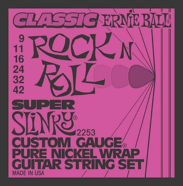 Ernie Ball 2253 - Classic Rock n Roll Super Slinky - muta per chitarra elettrica 09-42