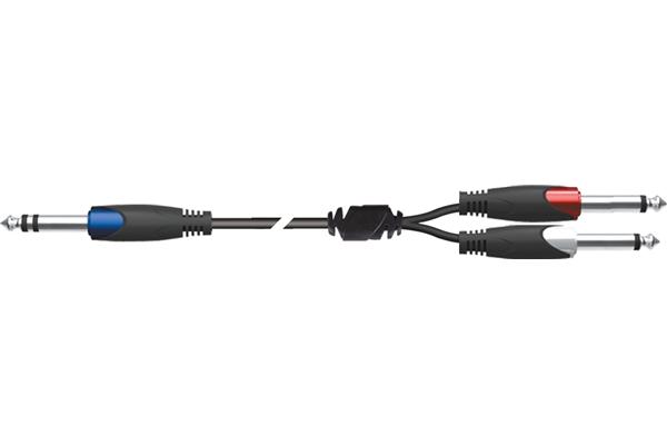 Quik Lok SX/4-5K Cavo Jack Stereo/2 Jack Mono