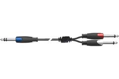 Quik Lok SX/4-5K Cavo Jack Stereo/2 Jack Mono