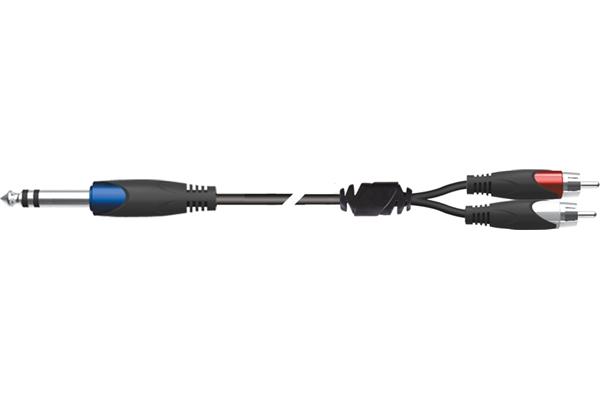 Quik Lok SX/12-3K Jack Stereo/2 RCA Maschio