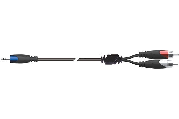 Quik Lok SX/40-3K Cavo Minijack Stereo/2 RCA Maschio