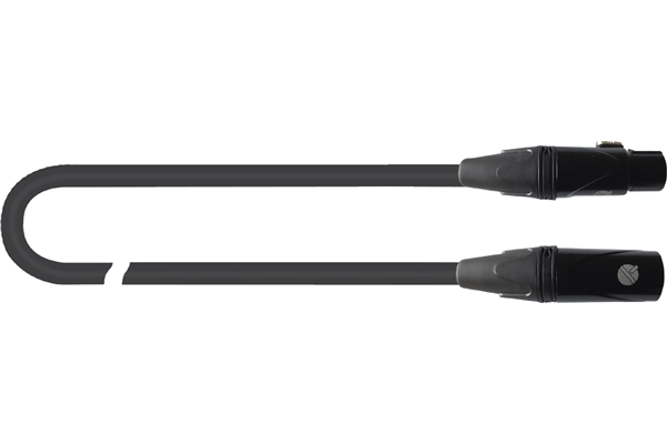 Quik Lok ITST/MF-0,3 B XLR Maschio/XLR Femmina
