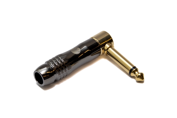 Quik Lok G/30 Jack Mono 6.3 Angolato 90 Metal Grey