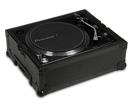 UDG Ultimate Flight Case Multi Format Turntable Black +(Trolley & Wheels)