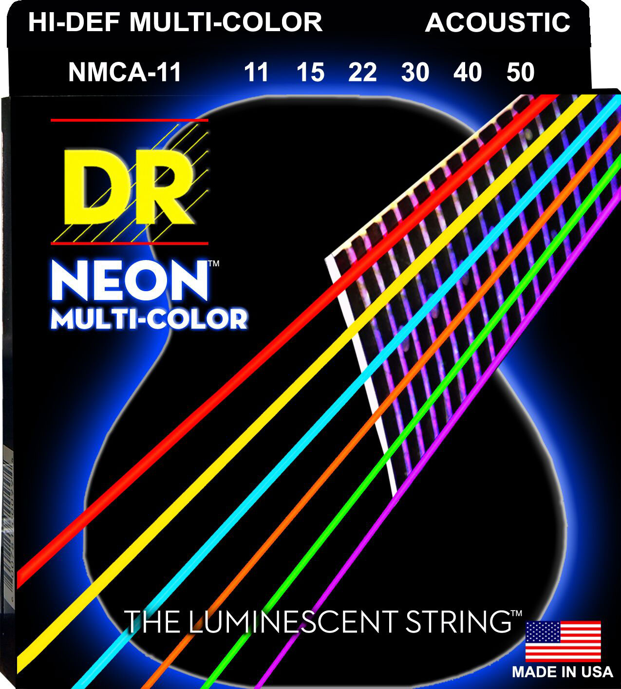 DR Strings MCA-11 MULTI-COLOR