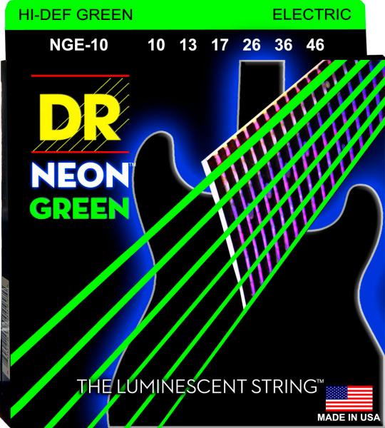 DR Strings NGE-10 NEON GREEN