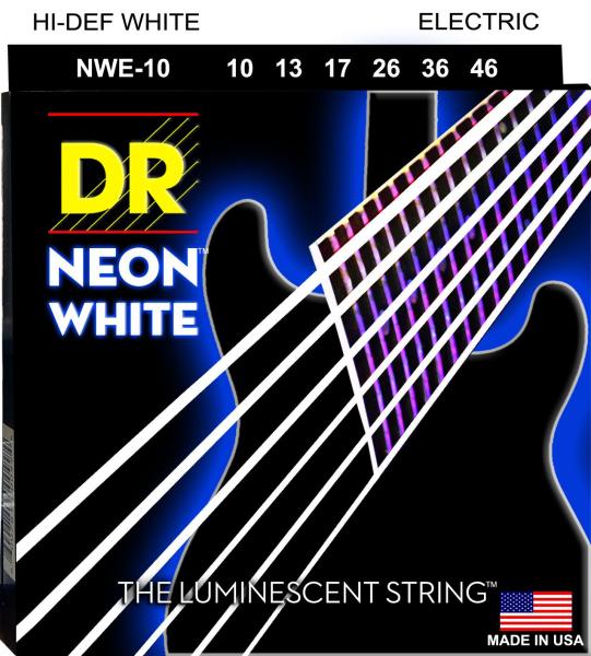 DR Strings NWE-10 NEON WHITE