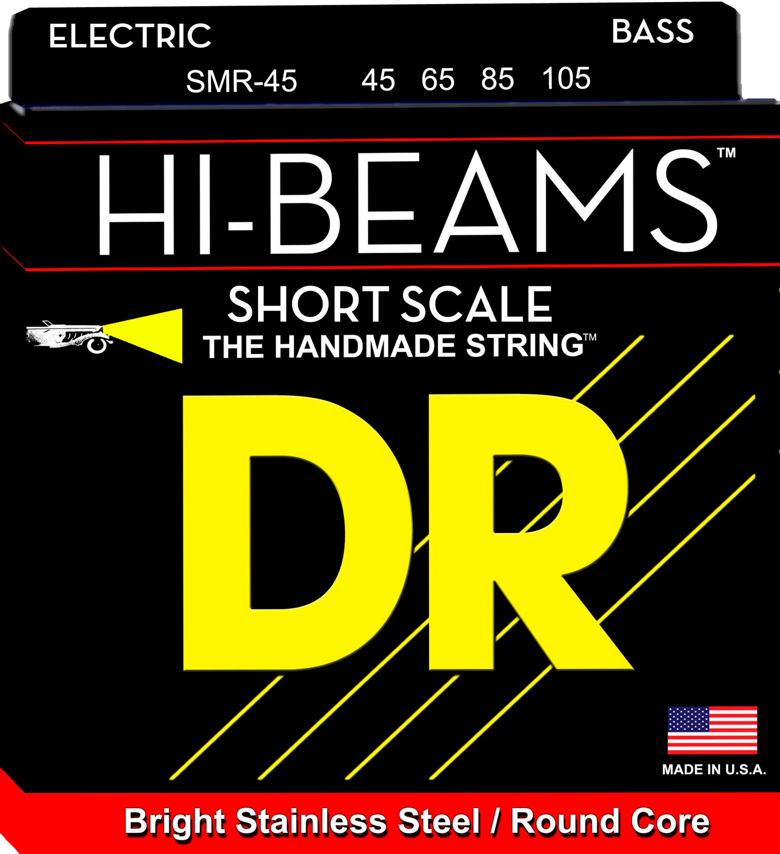 DR Strings SMR-45 SHORT SCALE HI-BEAM