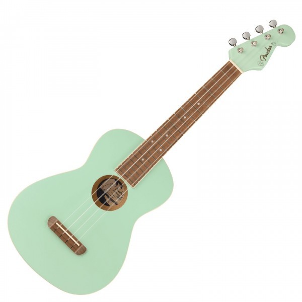 Fender Avalon Tenor Ukulele, Walnut Fingerboard, Surf Green