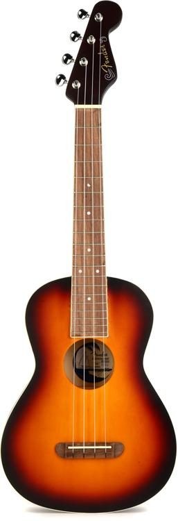 Fender Avalon Tenor Ukulele, Walnut Fingerboard, 2-Color Sunburst