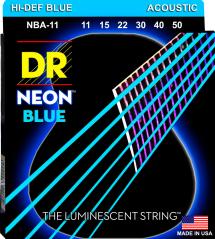 DR Strings NBA-11 NEON BLUE