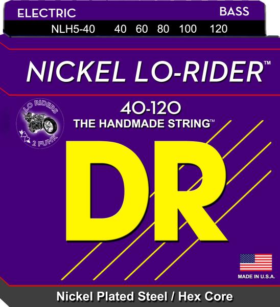 DR Strings NLH5-40 NICKEL LO-RIDER