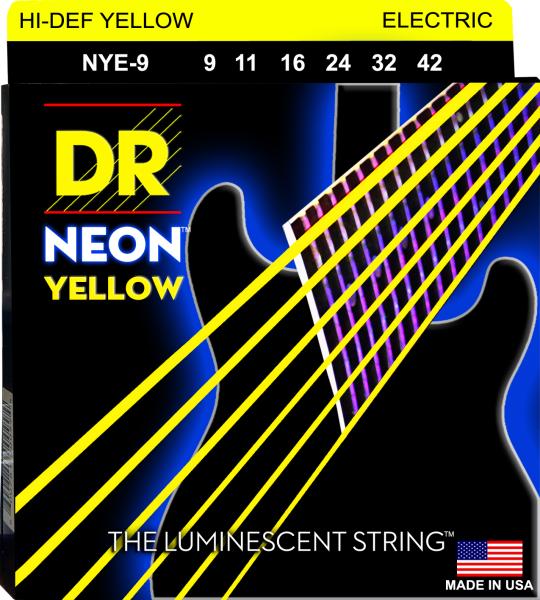DR Strings NYE-9 NEON YELLOW