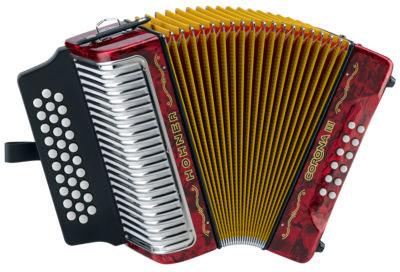Hohner CORONA III GCF ROSSO