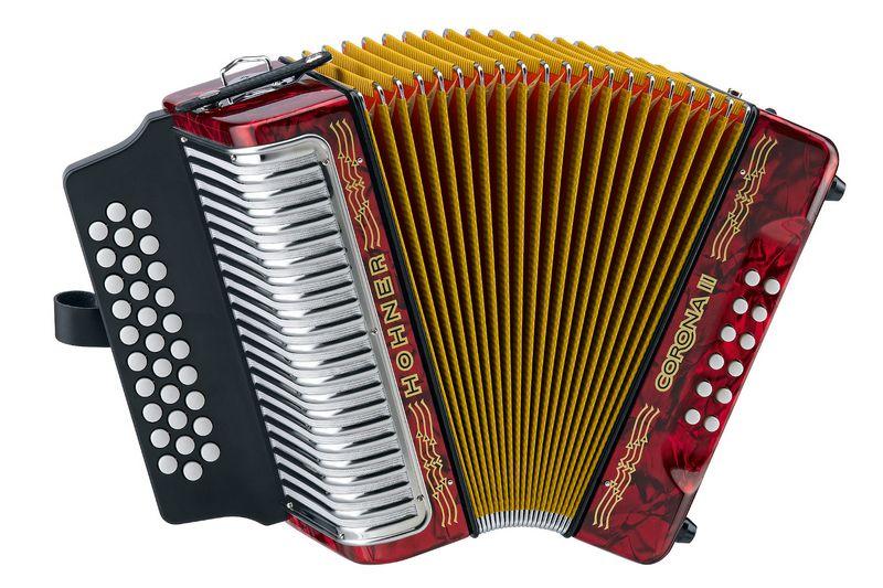 Hohner CORONA II GCF, ROSSO
