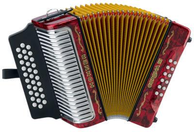 Hohner CORONA III BBEBAB, RED