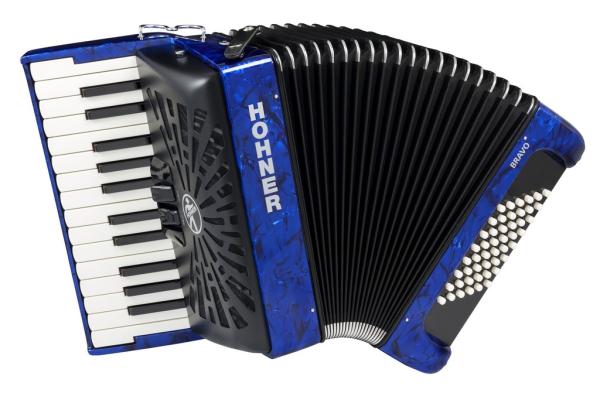 Hohner BRAVO II 48 BLU A16542 SILENTKEY