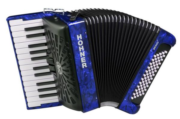 Hohner BRAVO II 60 BLU A16982 SILENTKEY