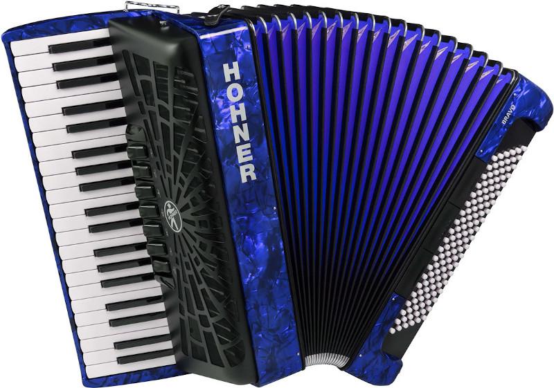 Hohner BRAVO III 96 BLU A16742 SILENTKEY