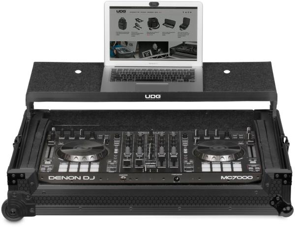 UDG U91054BL - FC MULTI FORMAT XXL BLACK PLUS (LAPTOP SHELF, TROLLEY & WHEELS)