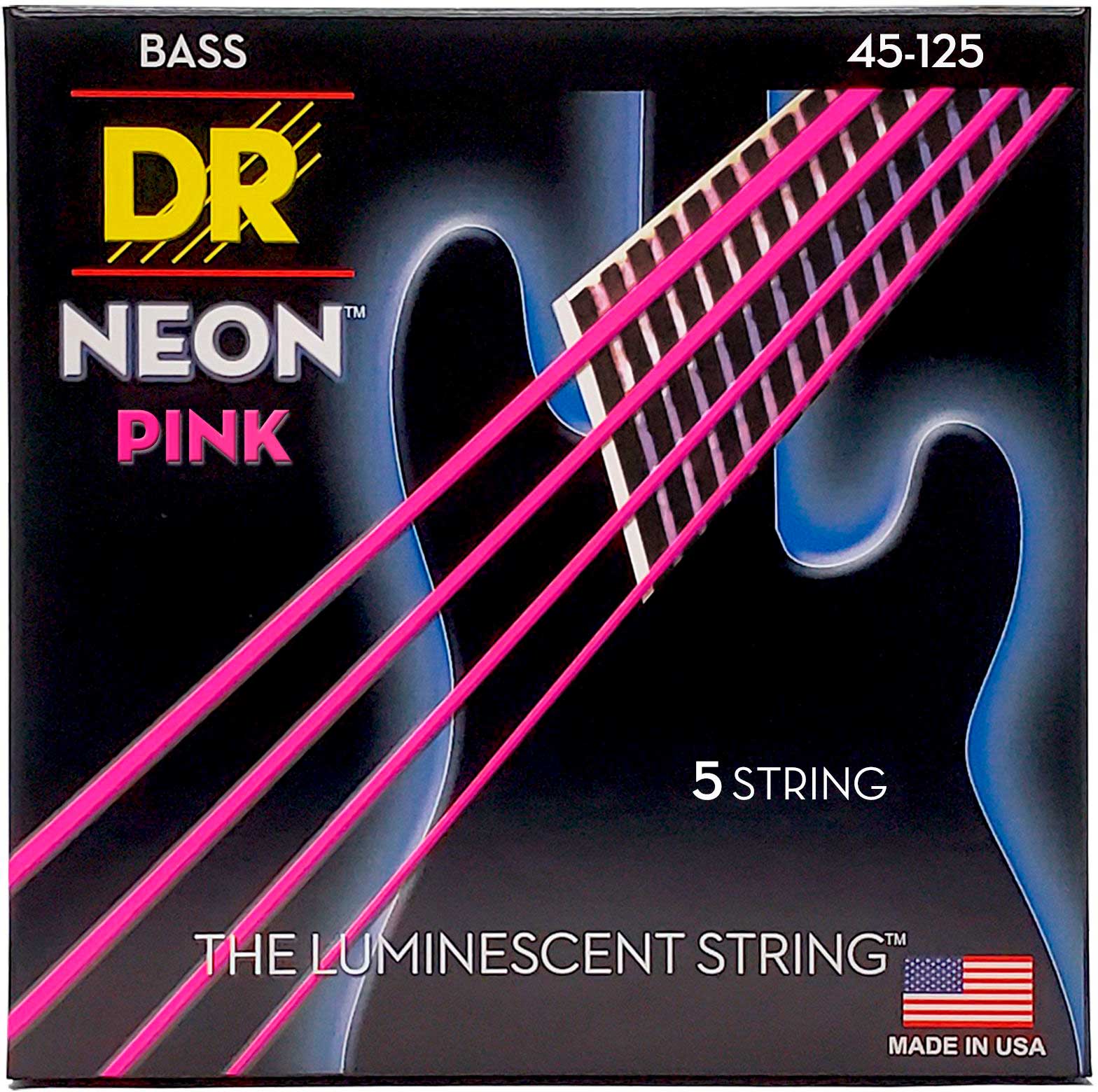 DR Strings NPB5-45 NEON PINK