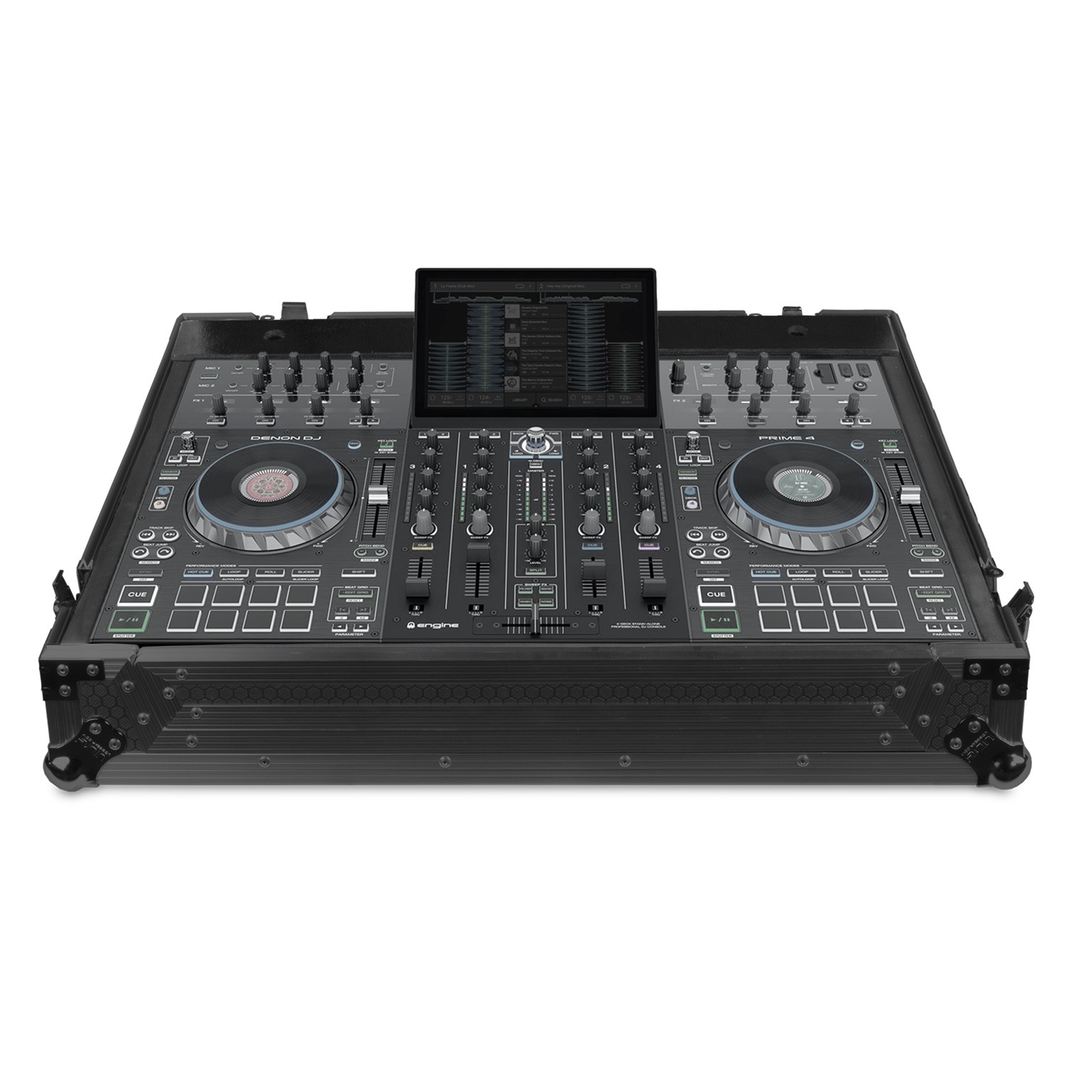 UDG U91069BL - ULTÃMATE FLIGHT CASE DENON DJ PRIME 4 BLACK PLUS (W)
