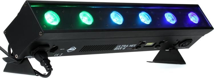 AMERICAN DJ UB 6H Ultra Bar- BARRA 6 LED RGBWA 6W + LED UV HEX
