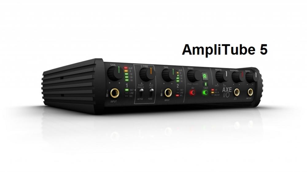 IK Multimedia AXE I/O AmpliTube 5 MAX e Tone X MAX - Scheda audio USB per chitarra/basso