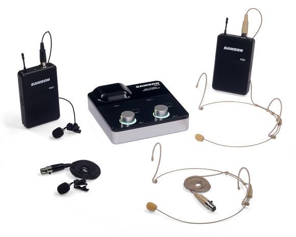 Samson XPDm - Dual Channel Headset Digital Wireless System - 2.4 GHz