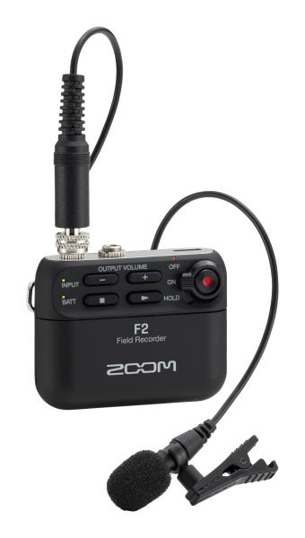 Zoom F2 - field recorder  Microfono lavalier