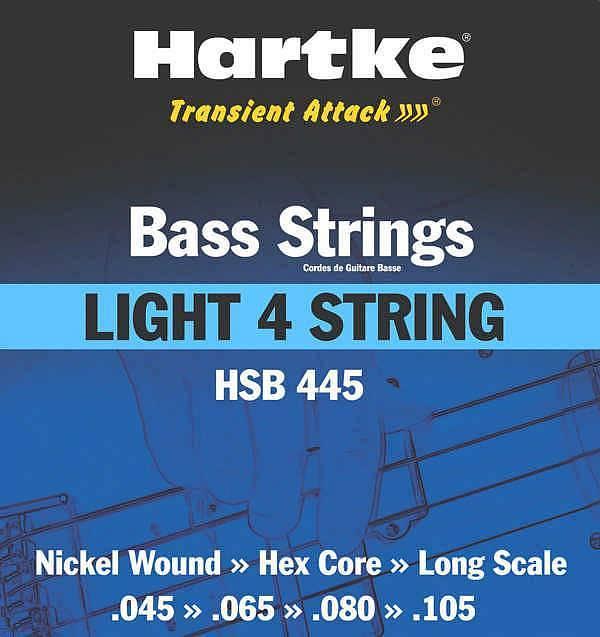 Hartke HSB445 LIGHT 4 MUTA di corde per BASSO 045-105