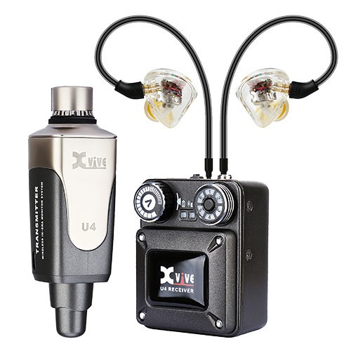 Xvive U4T9 - Bundle Sistema wirelss  Auricolari In-Ear