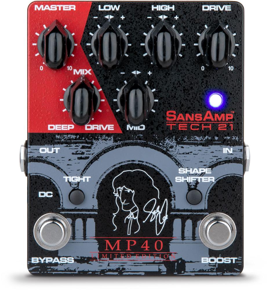 Tech21 MP40 Geddy Lee Signature SansAmp Limited Edition - preamplificatore a pedale per basso