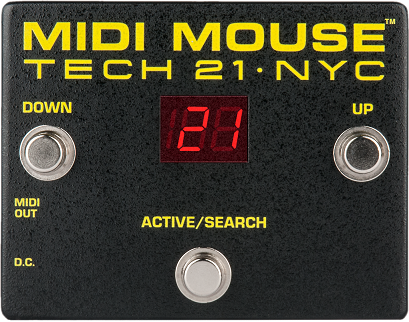 Tech21 MIDI Mouse - controller MIDI a pedale