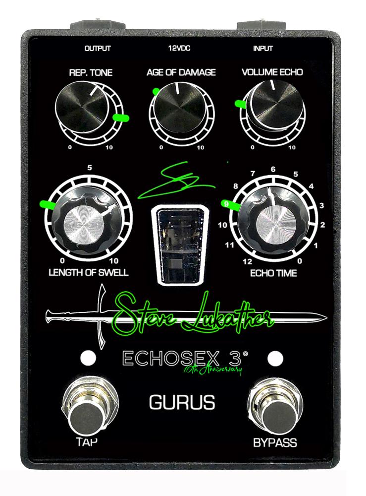 Foxgear GURUS ECHOSEX 3 - 10 Anniversario Lukather Signature - Pedale delay per chitarra