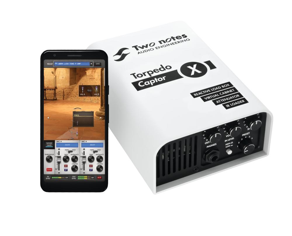 Two Notes Torpedo Captor X 16 - Load box, attenuatore, Simulatore, IR loader e Stereo Expander