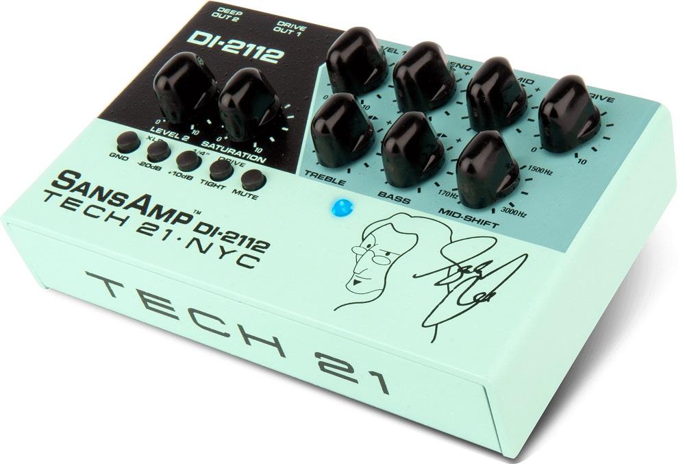 Tech21 DI-2112 - Geddy Lee Signature Pedal - preamplificatore per basso