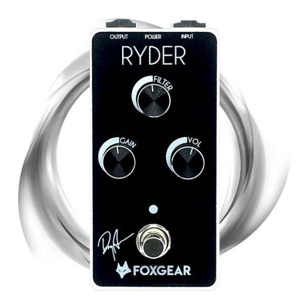 Foxgear RYDER - Pedale distorsore per chitarra - Doug Aldrich Germanium Rat
