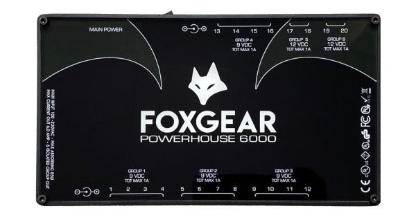 Foxgear POWERHOUSE 6000 - Alimentatore multiplo per pedalboard