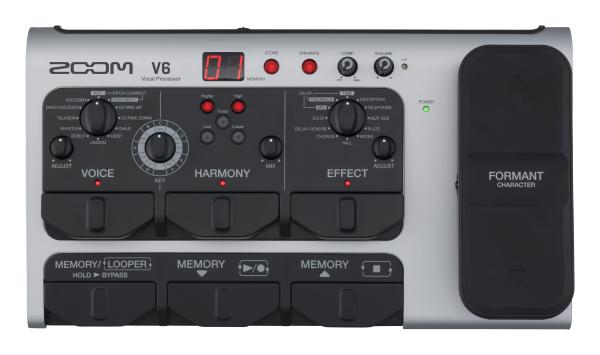 Zoom V6-SP - Pedale multieffetto per voce no mic