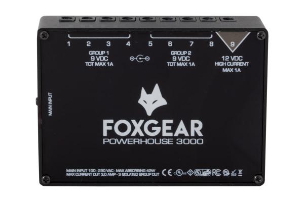 Foxgear POWERHOUSE 3000 - Alimentatore multiplo per pedalboard